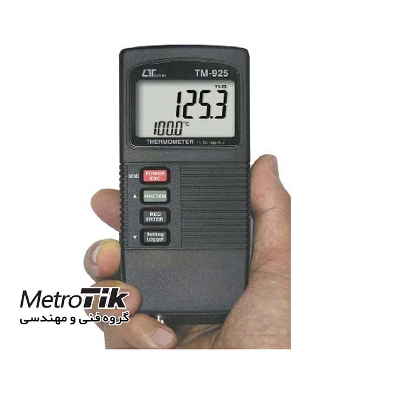 دماسنج ترموکوپلی Dual Channel Thermometer LUTRON TM-925 لترون LUTRON TM-925