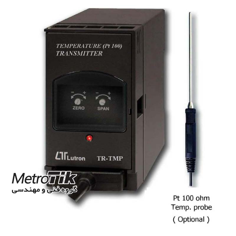 ترانسمیتر دما PT100 تا 400 درجه  Temperature Transmitter LUTRON TR-TMP1A4 لوترون LUTRON TR-TMP1A4