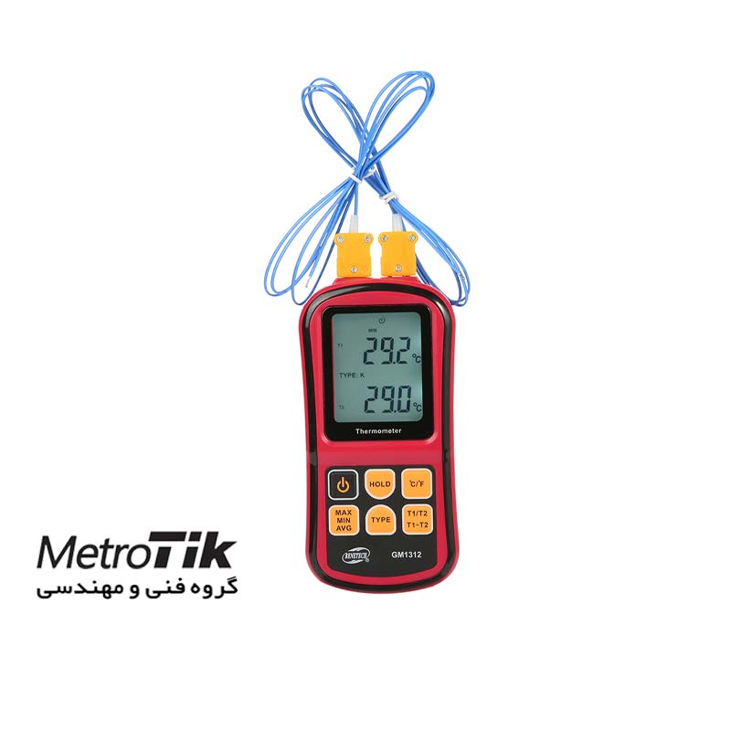 ترمومتر تماسی - ترموکوپلی  Thermocouple Thermometer BENETECH GM1312 بنتک BENETECH GM1312