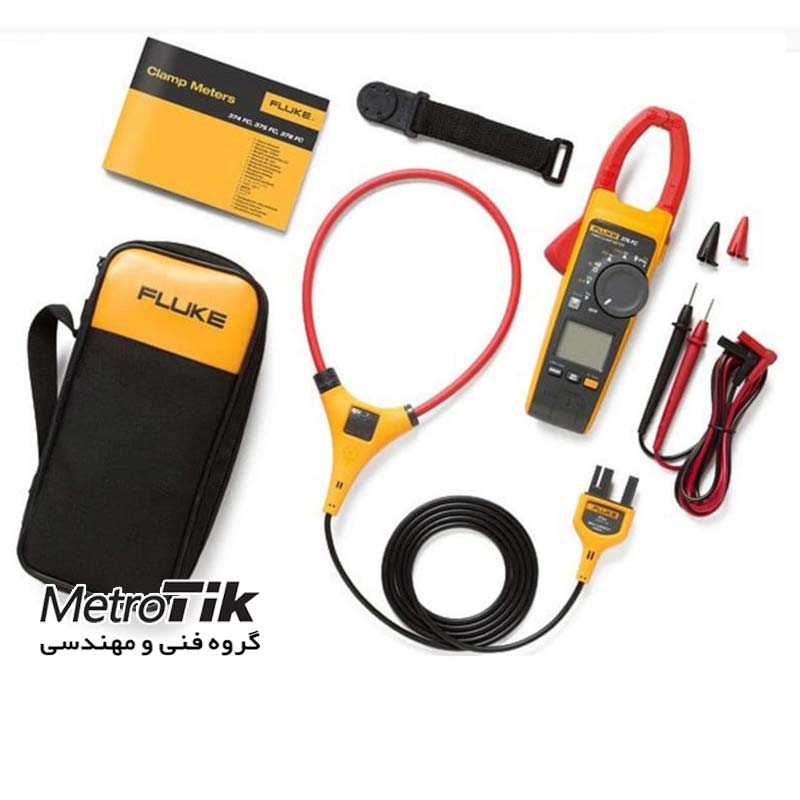 کلمپ آمپرمتر  + کابل انعطاف پذیر  Clamp Meter with iFlex FLUKE 376 FC فلوک FLUKE 376 FC